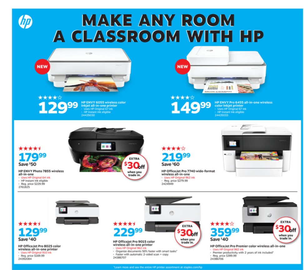 Staples Weekly Ad from August 2