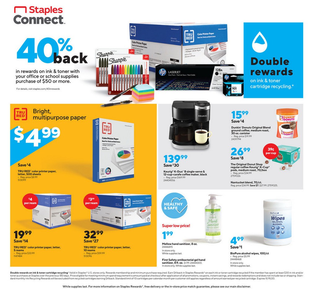 Staples Weekly Ad from September 13