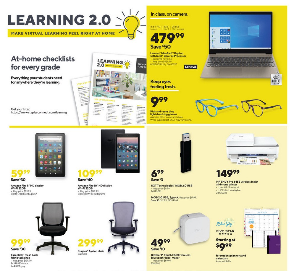 Staples Weekly Ad from September 20