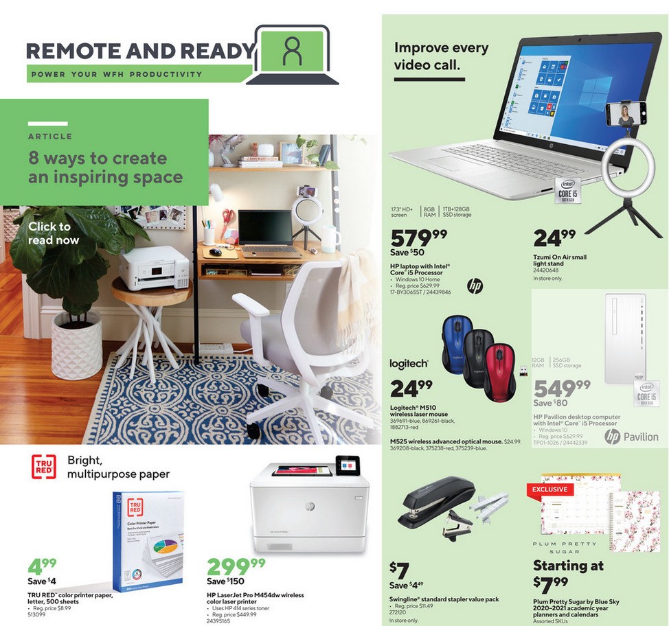 Staples Weekly Ad from October 4