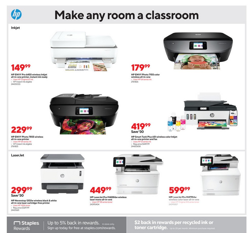 Staples Weekly Ad from October 18
