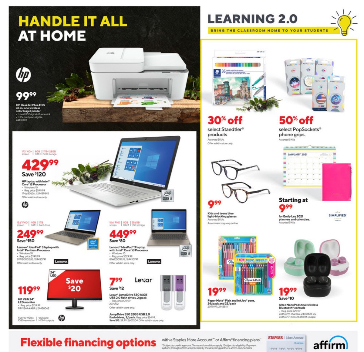 Staples Weekly Ad from December 20