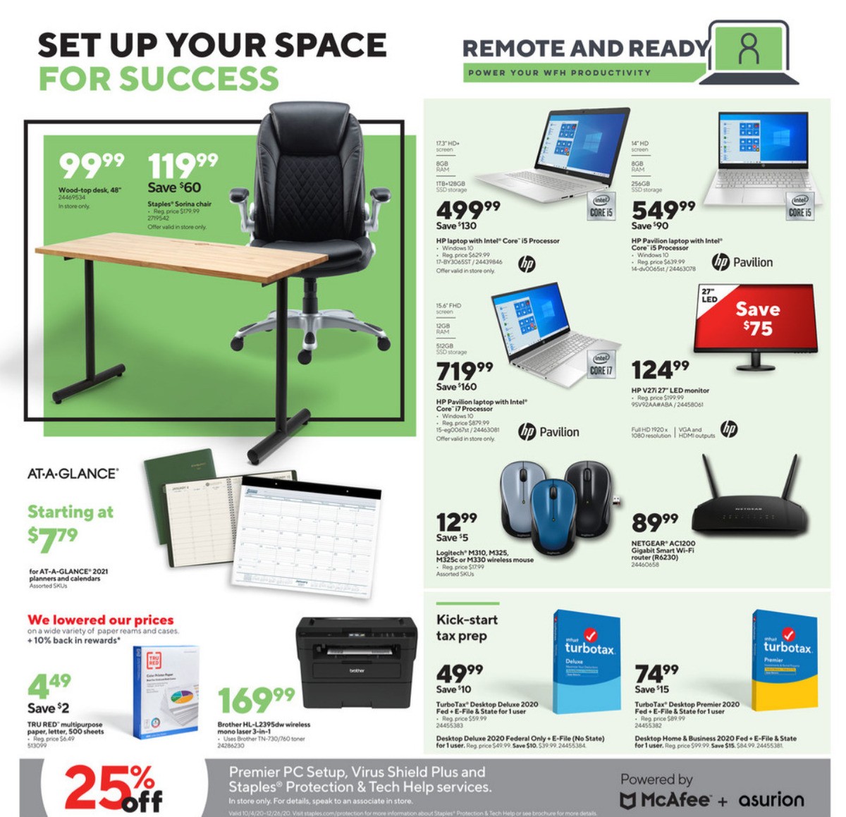 Staples Weekly Ad from December 20