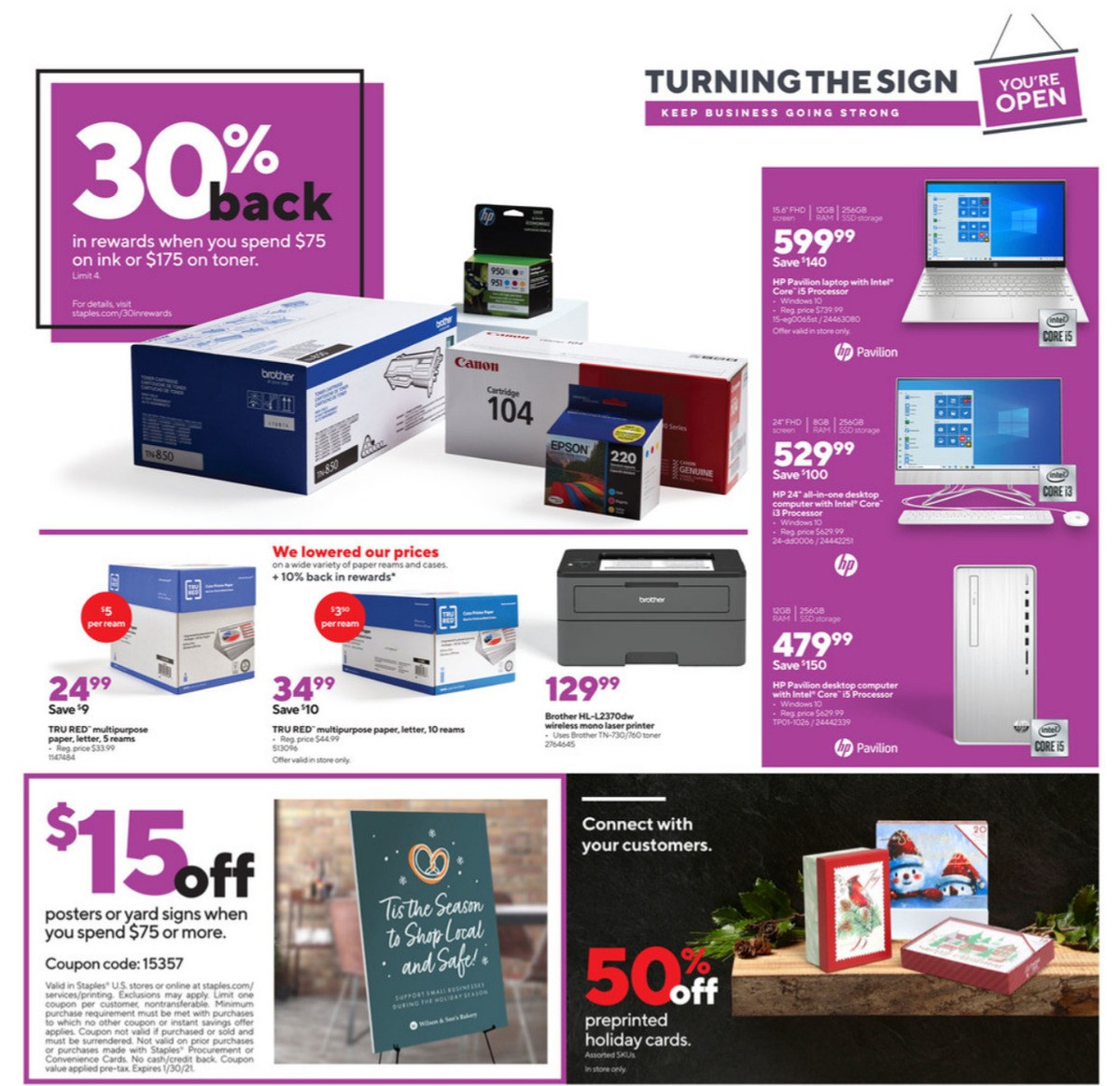 Staples Weekly Ad from December 20