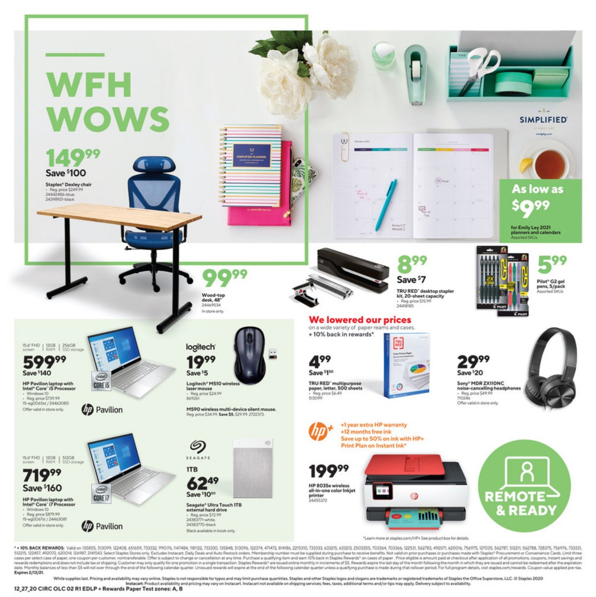 Staples Weekly Ad from December 27