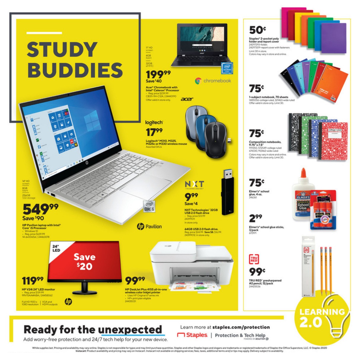 Staples Weekly Ad from January 3