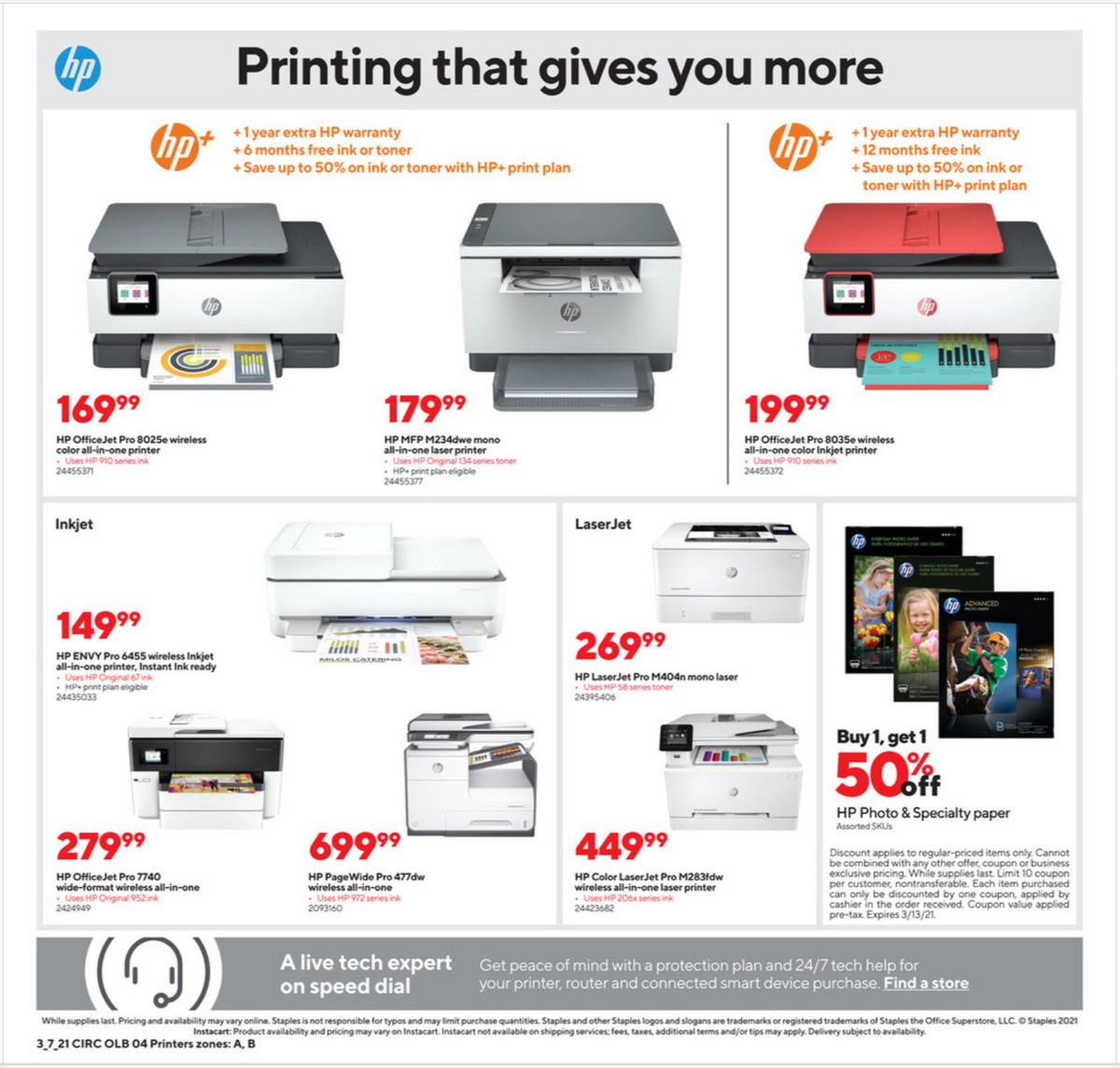 Staples Weekly Ad from March 7