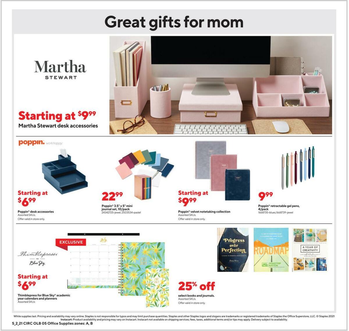 Staples Weekly Ad from May 2