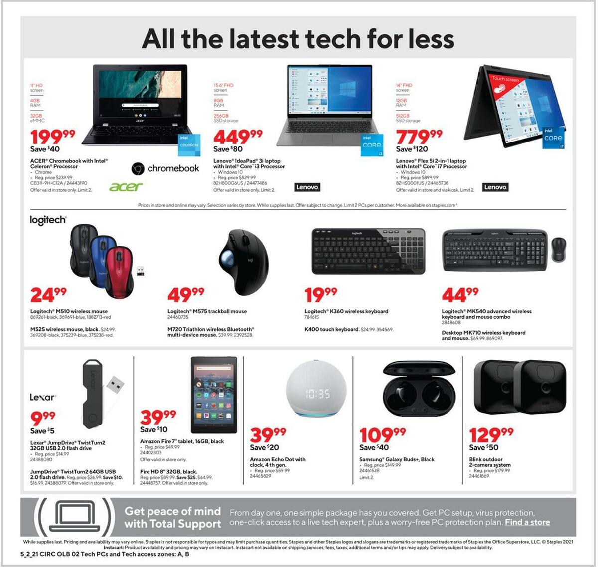 Staples Weekly Ad from May 2