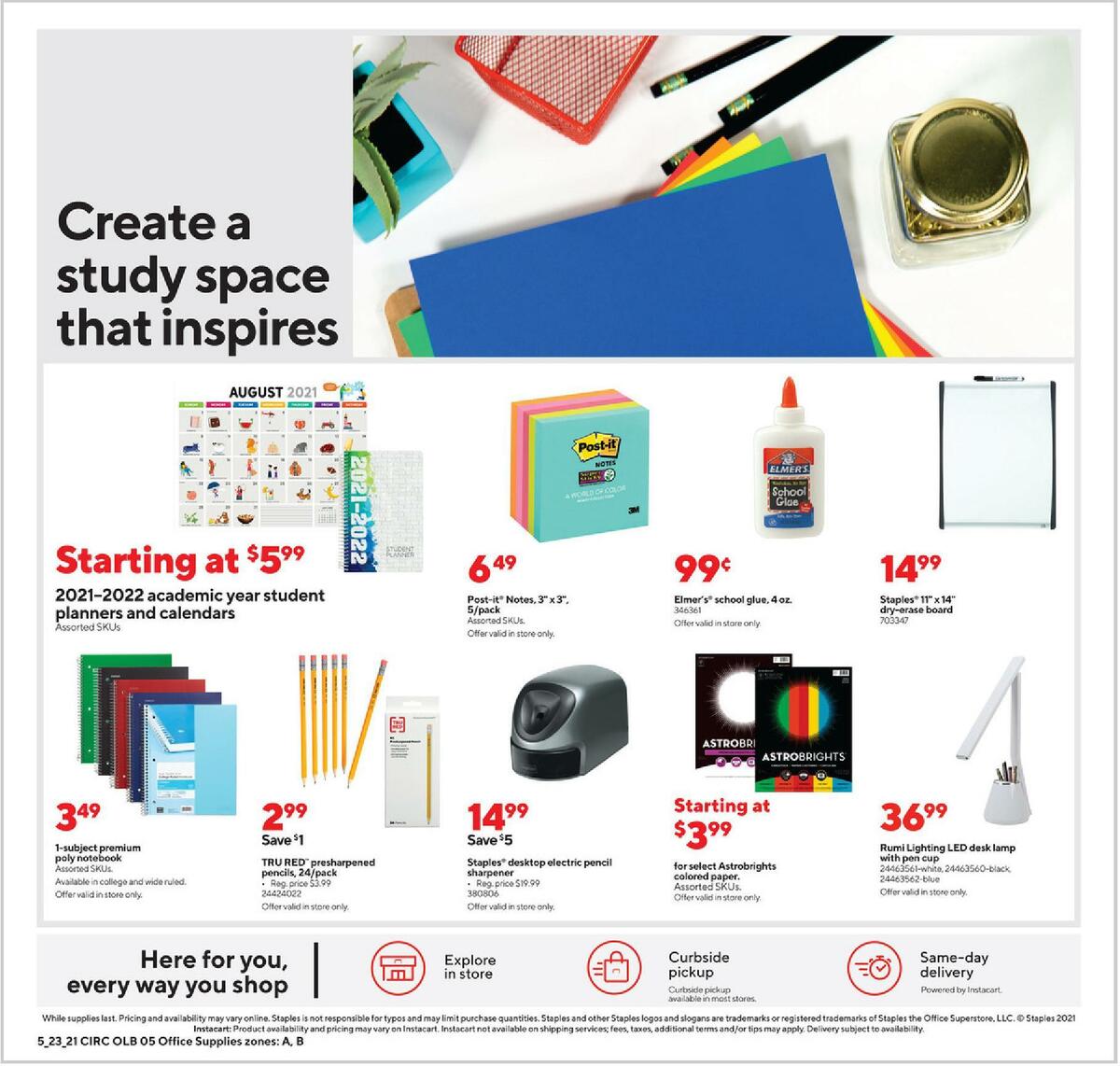 Staples Weekly Ad from May 23