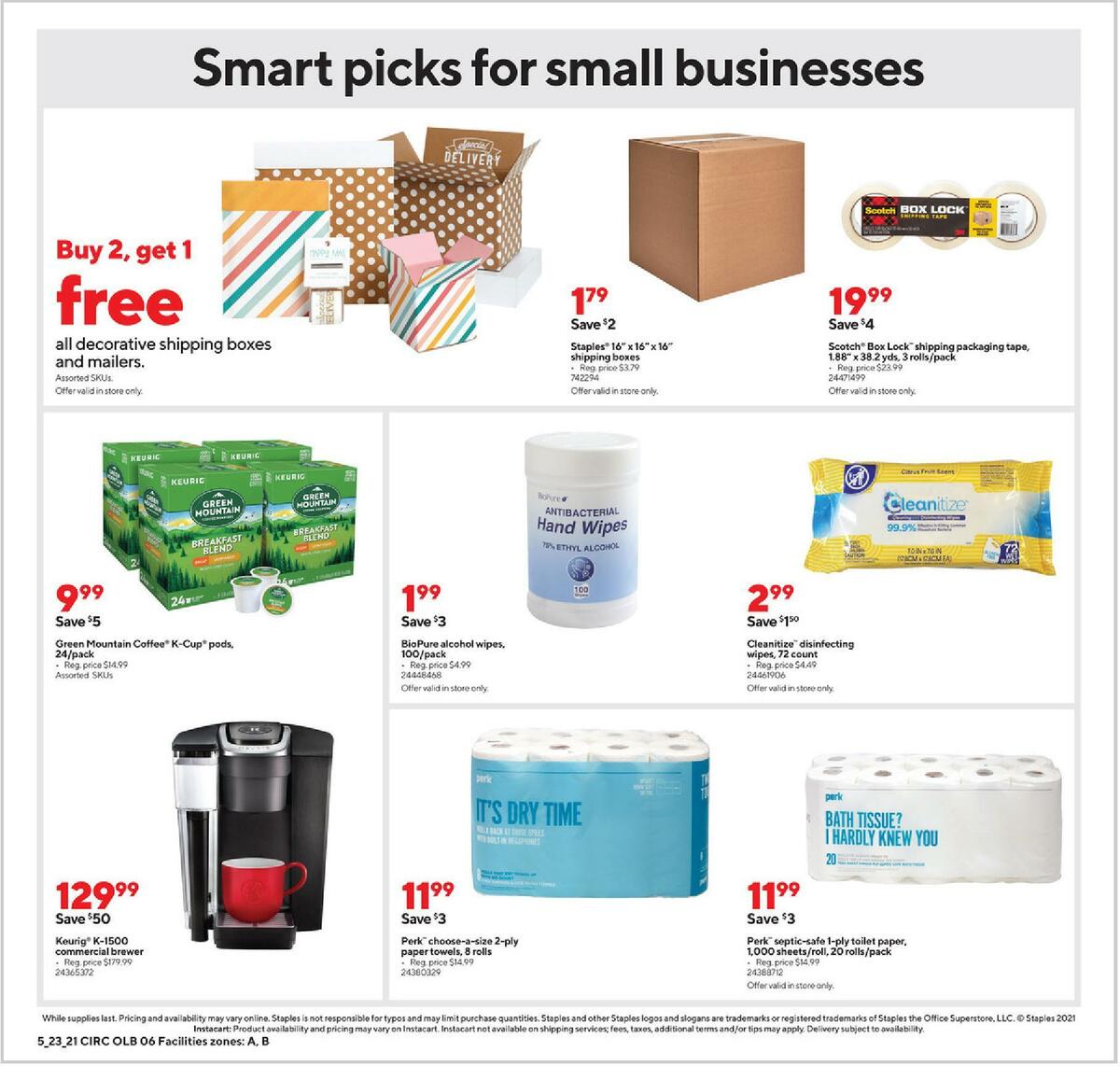 Staples Weekly Ad from May 23