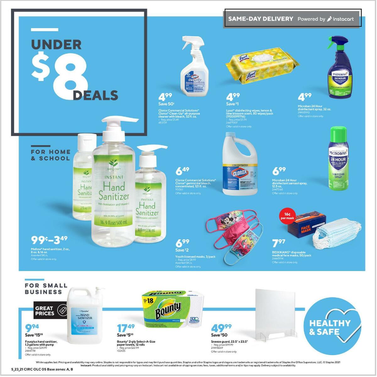 Staples Weekly Ad from May 23