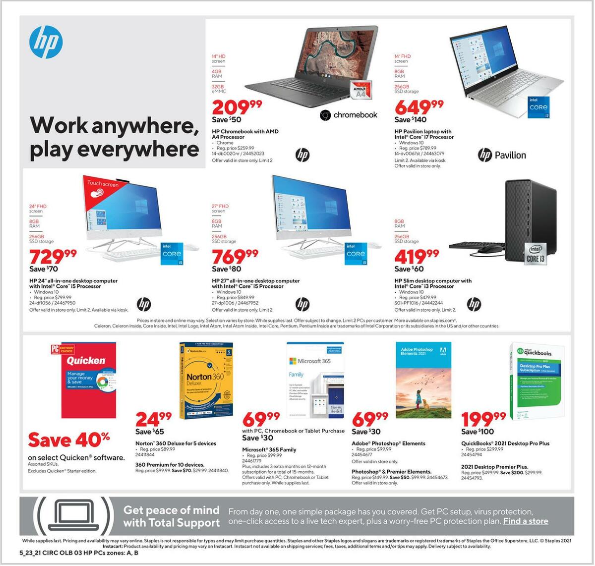 Staples Weekly Ad from May 23