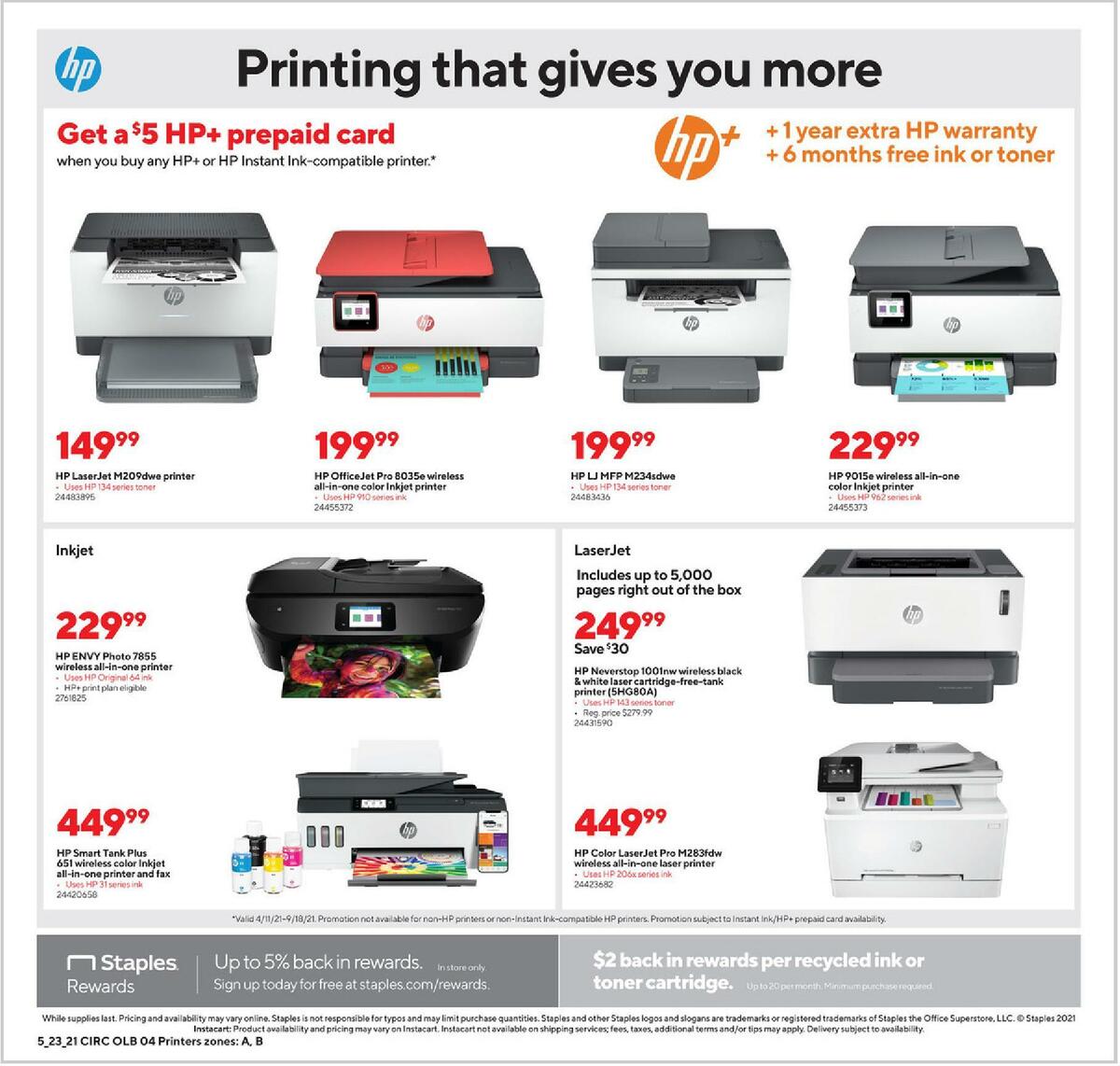 Staples Weekly Ad from May 23