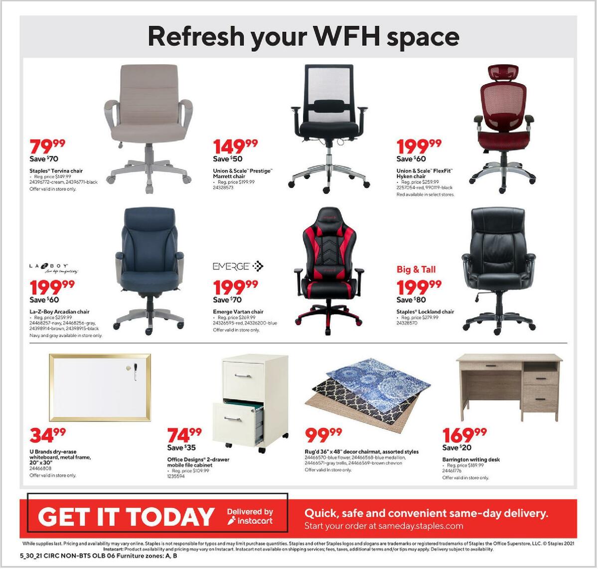 Staples Weekly Ad from May 30