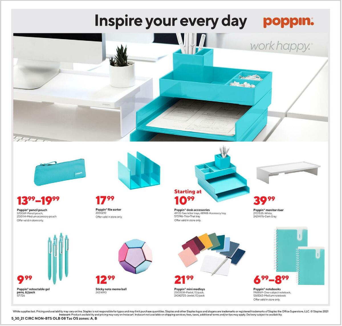 Staples Weekly Ad from May 30