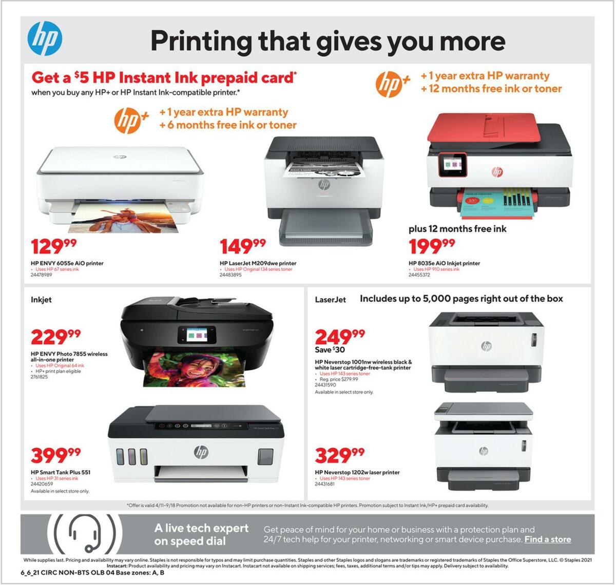 Staples Weekly Ad from June 6