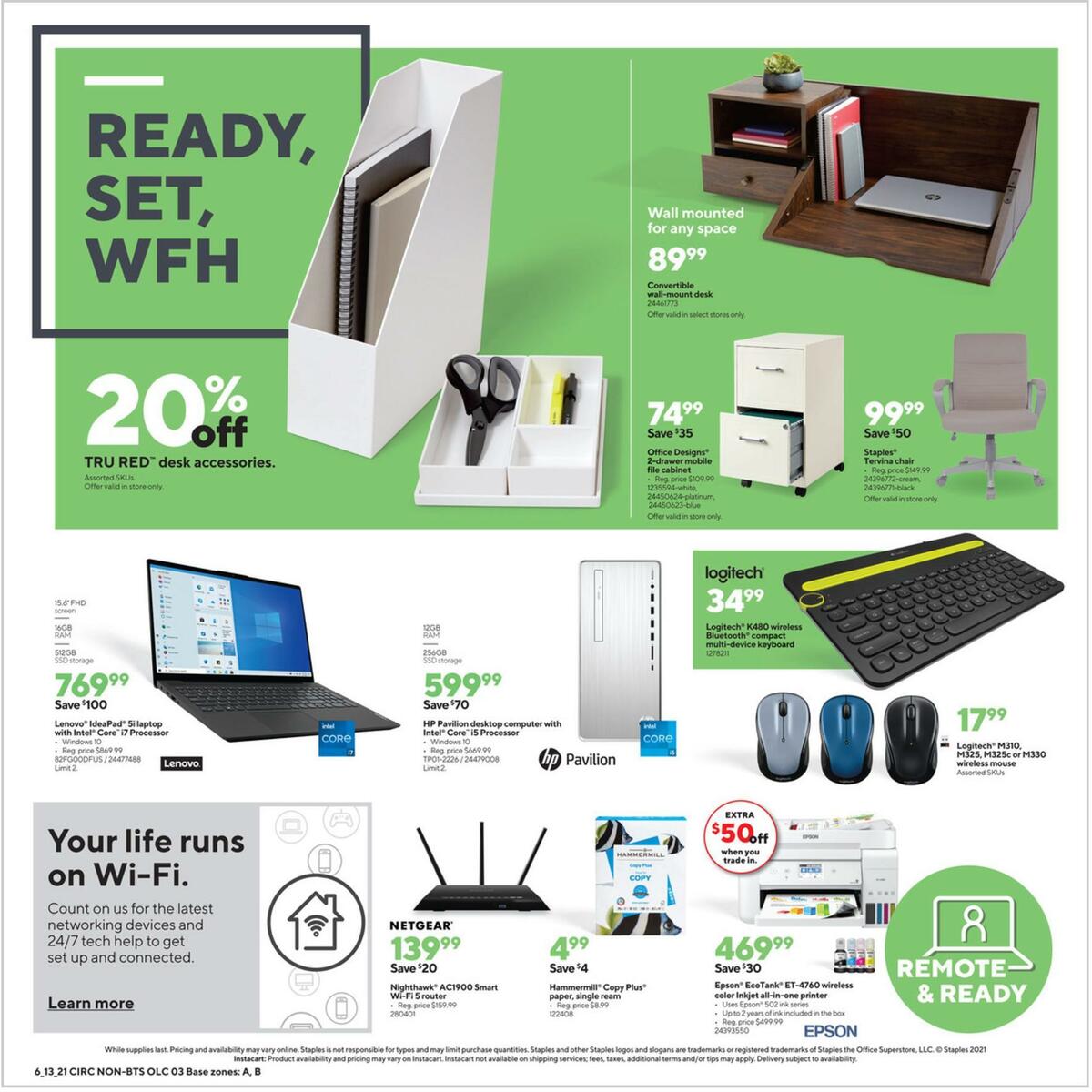 Staples Weekly Ad from June 13