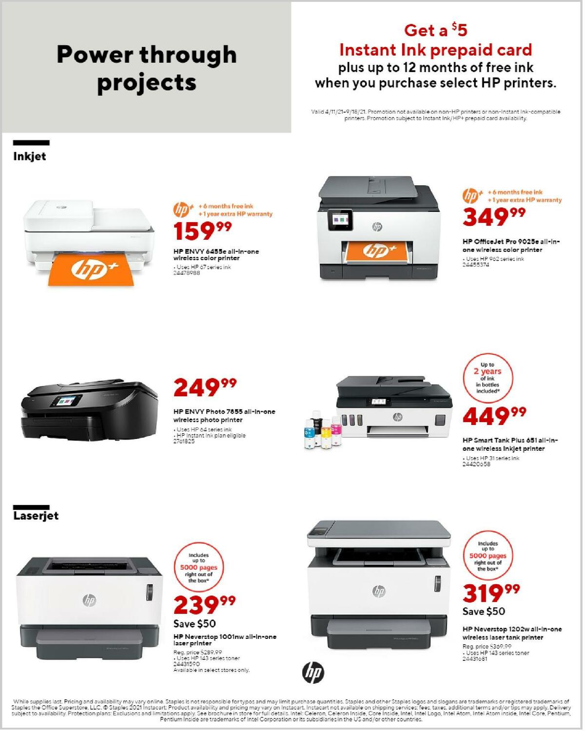 Staples Weekly Ad from August 22