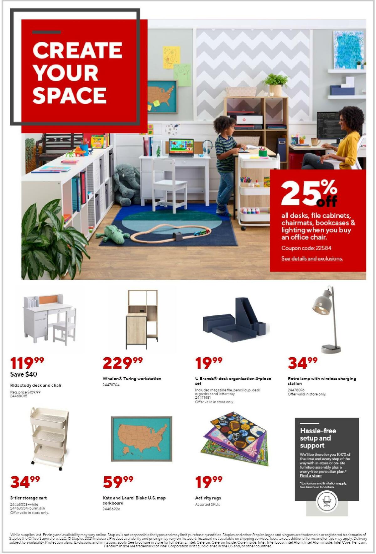 Staples Weekly Ad from August 22