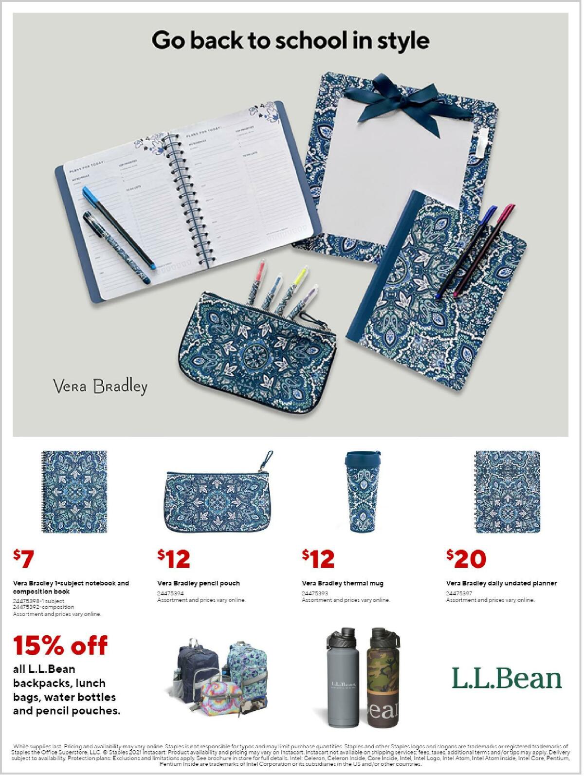 Staples Weekly Ad from August 22