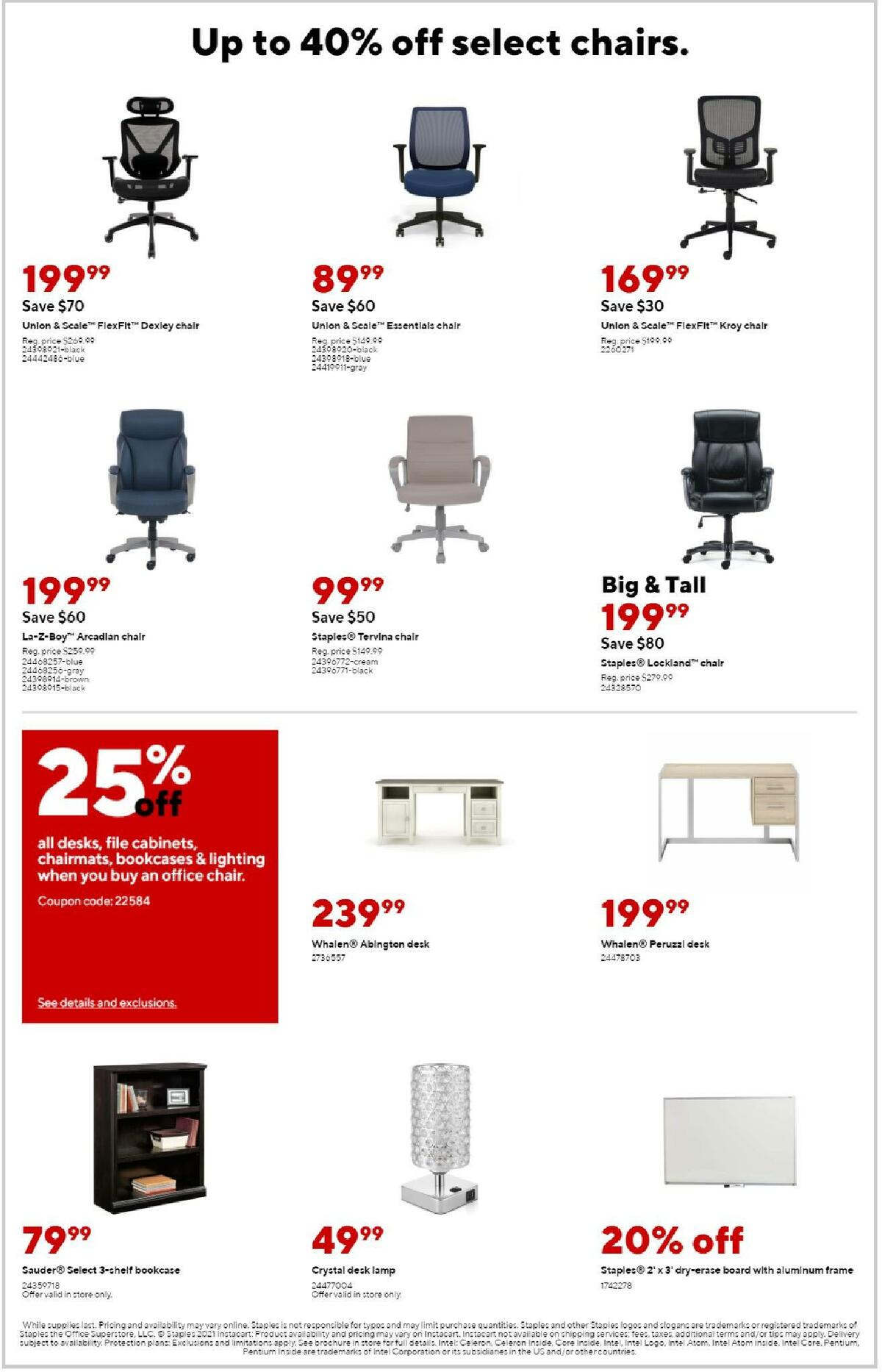 Staples Weekly Ad from August 29