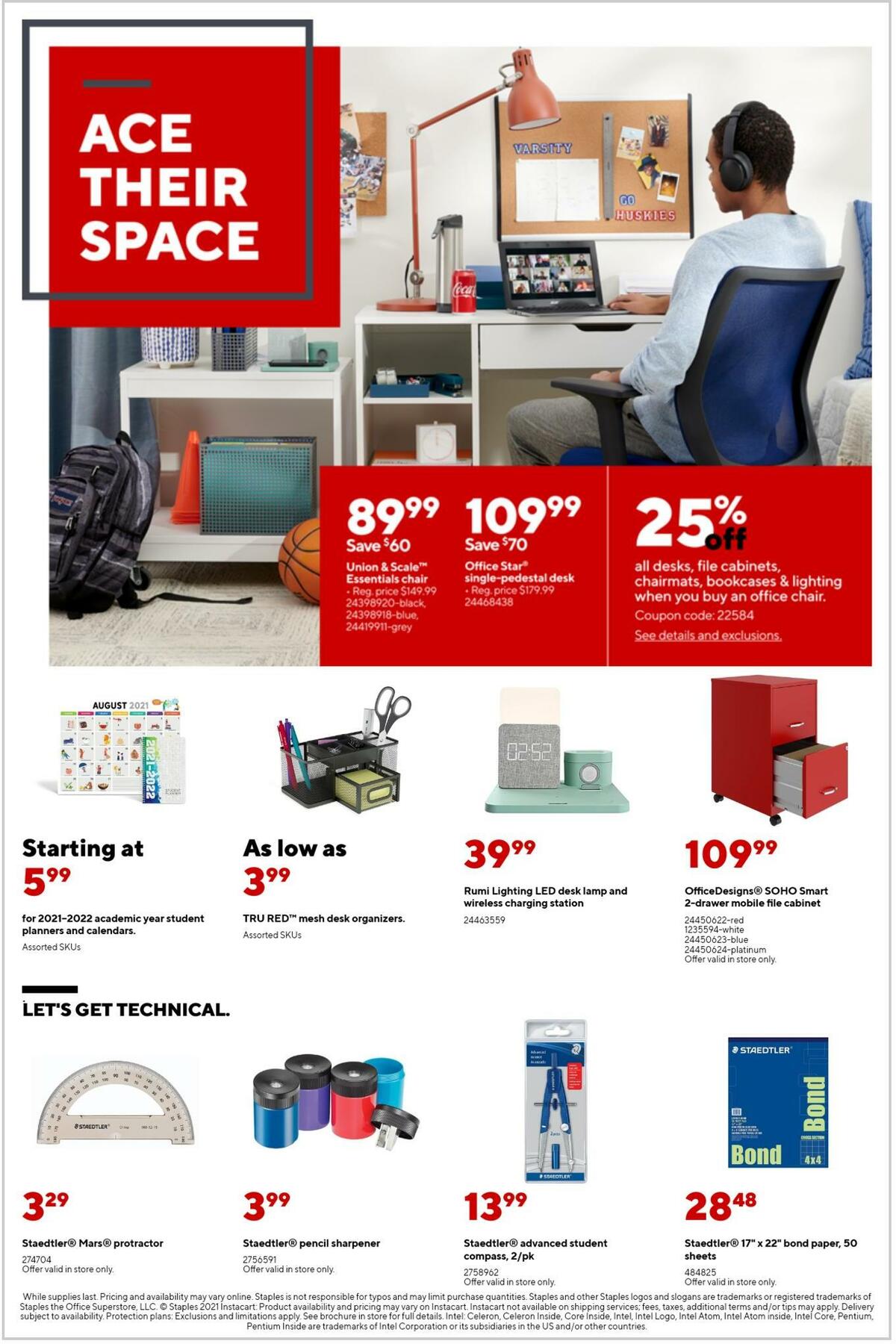 Staples Weekly Ad from September 12