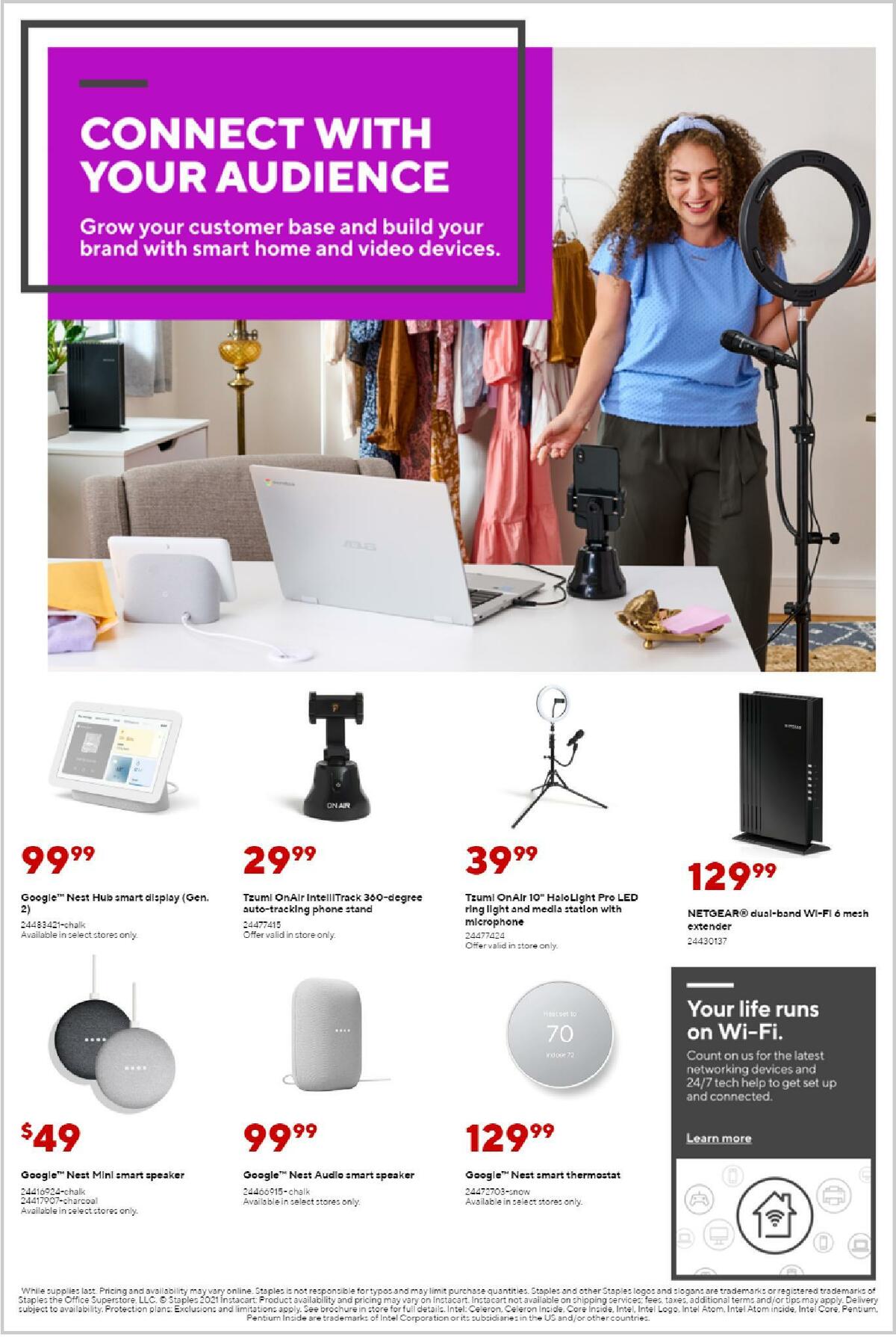 Staples Weekly Ad from September 19