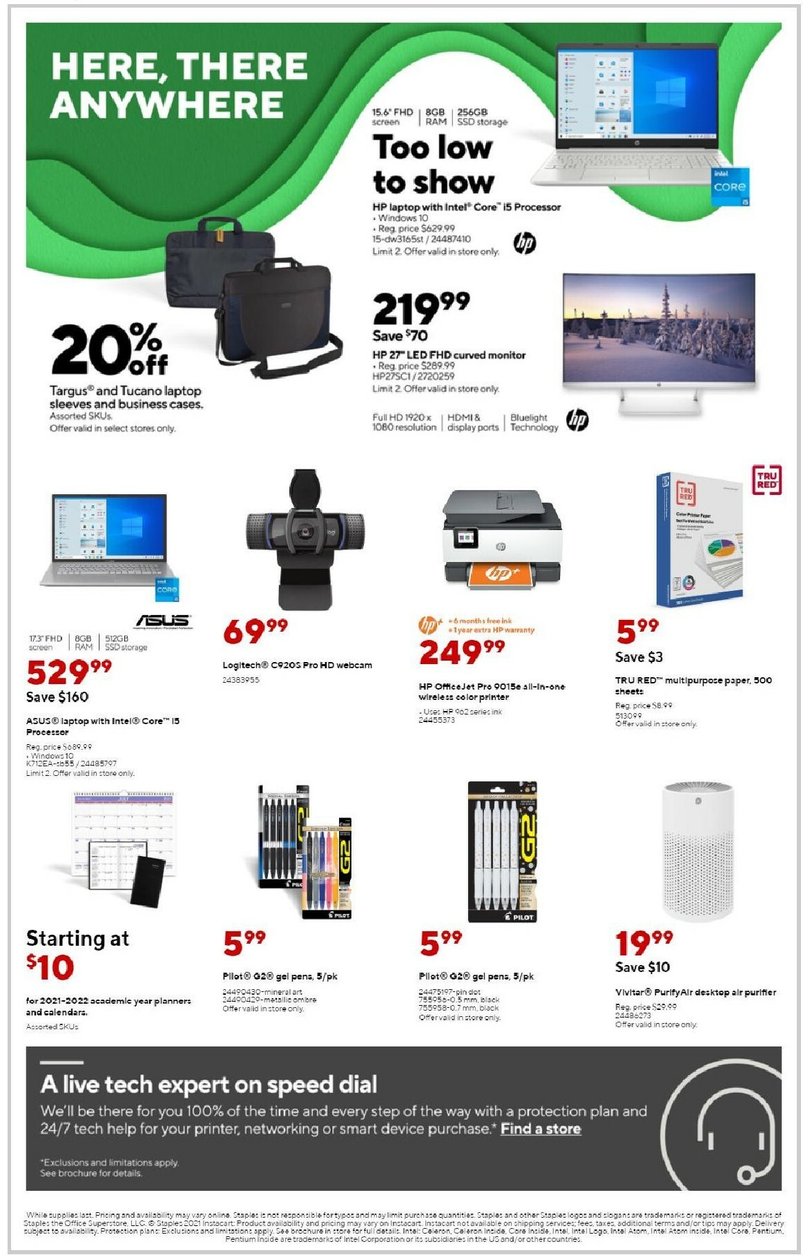 Staples Weekly Ad from October 3