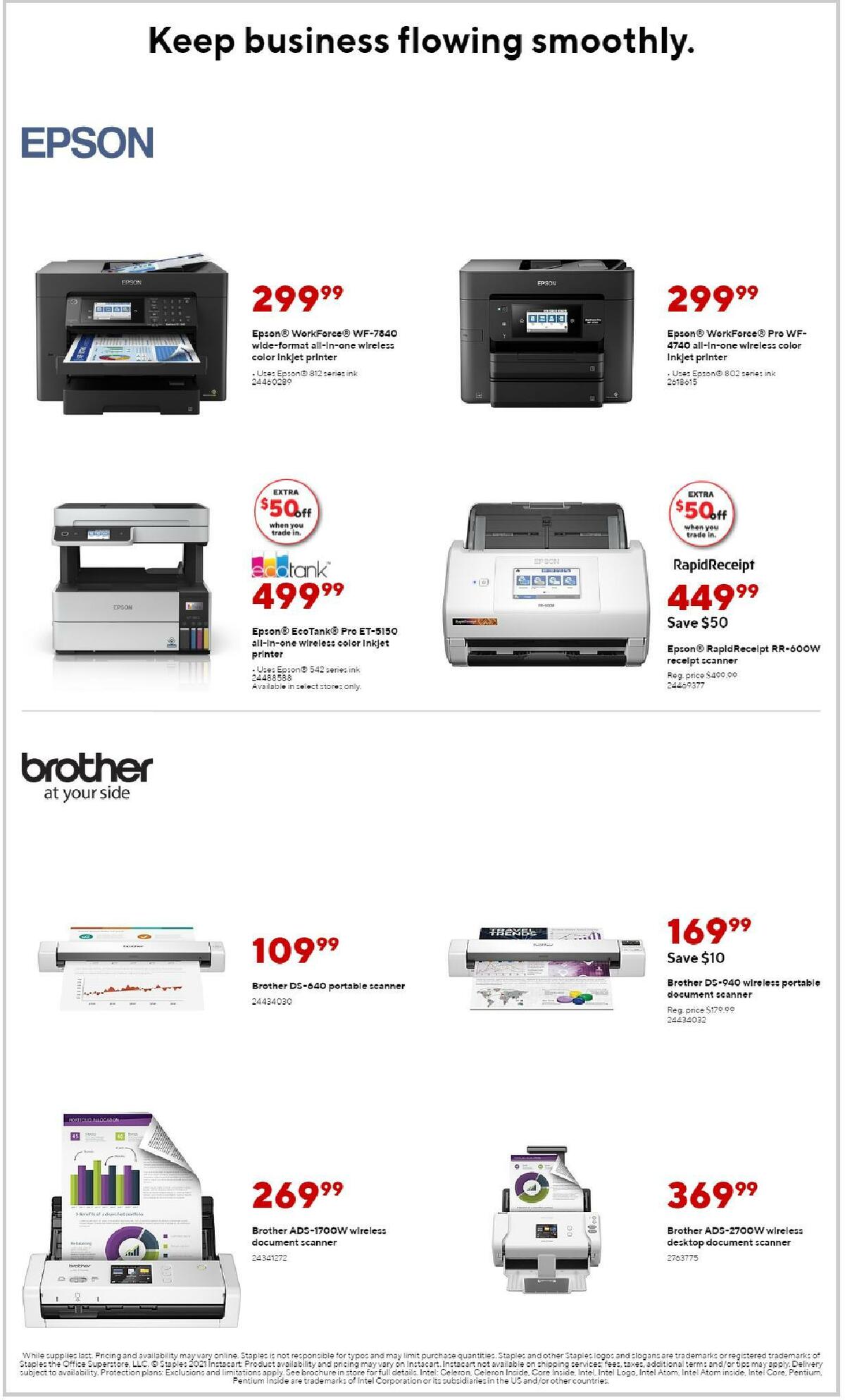 Staples Weekly Ad from October 3