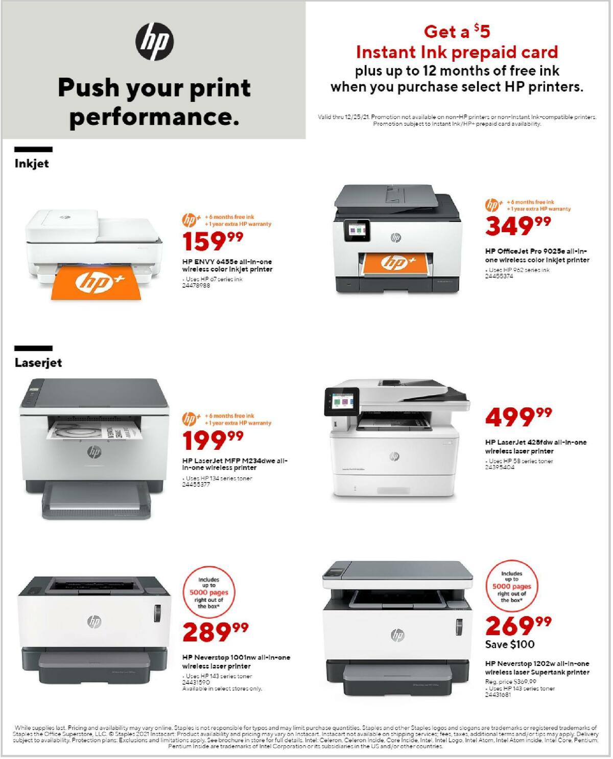 Staples Weekly Ad from October 10