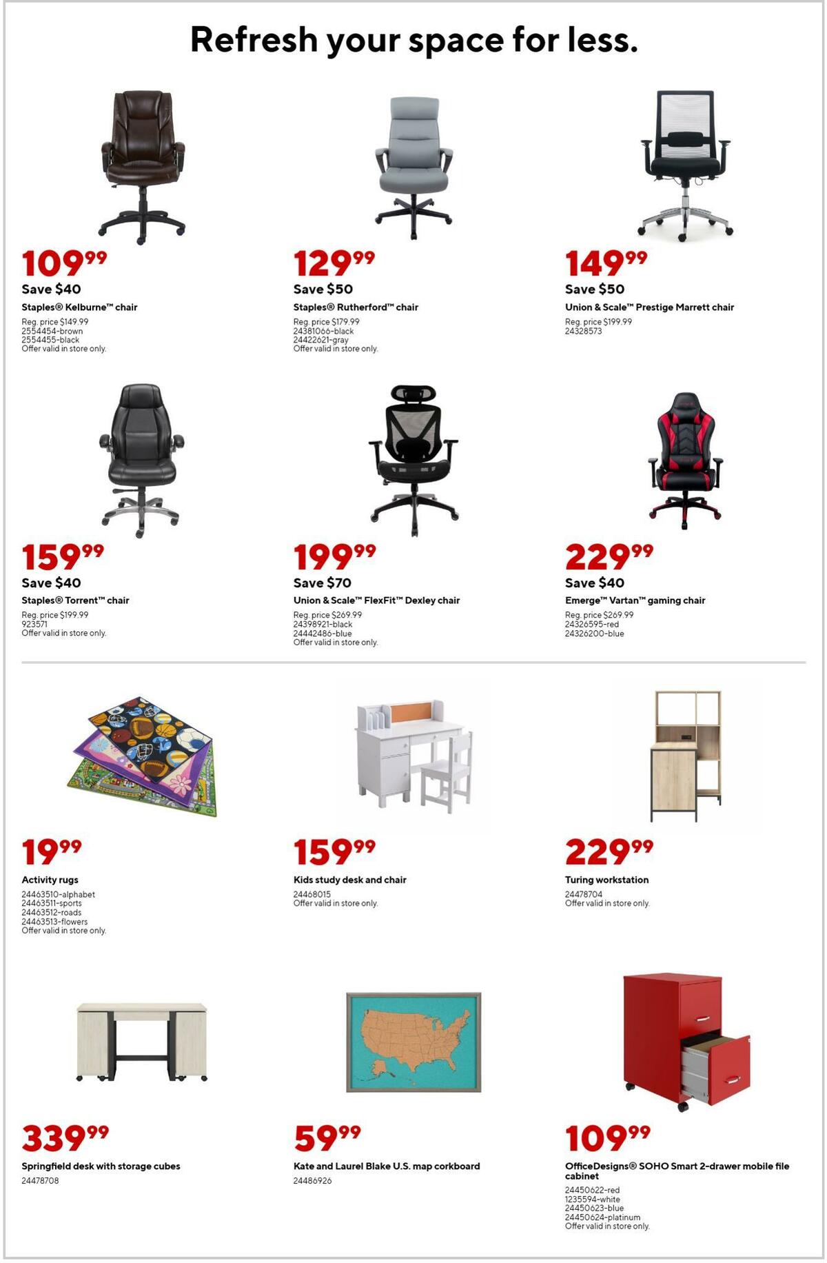 Staples Weekly Ad from October 17