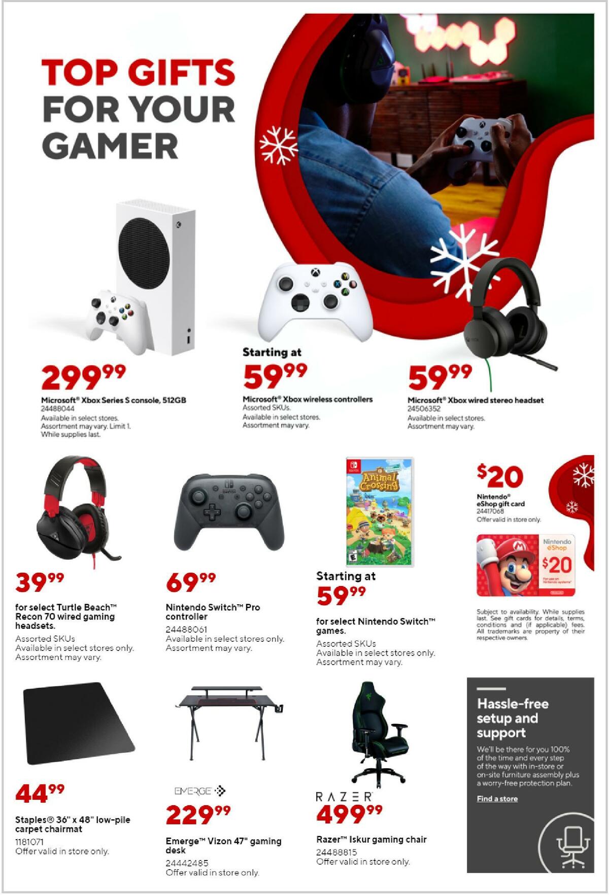 Staples Weekly Ad from November 14