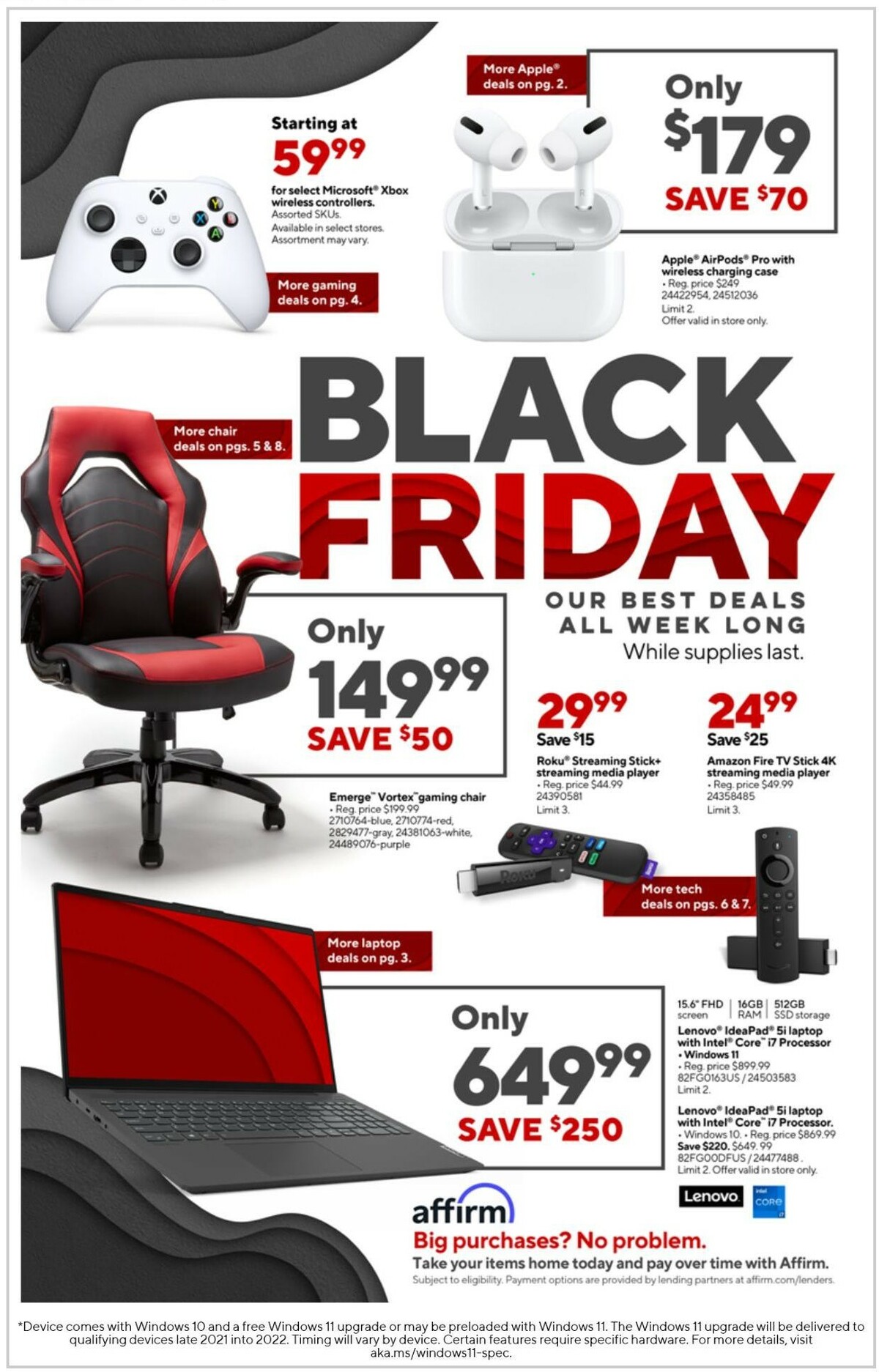 Staples Weekly Ad from November 21