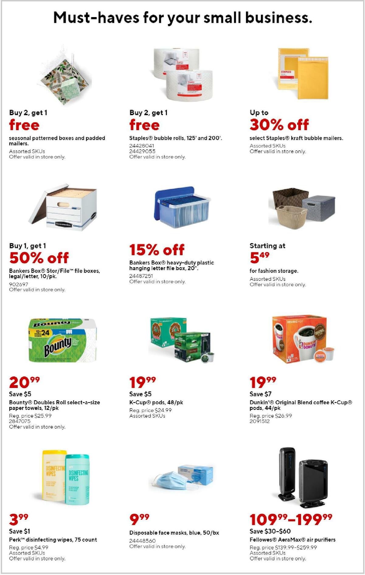 Staples Weekly Ad from December 5