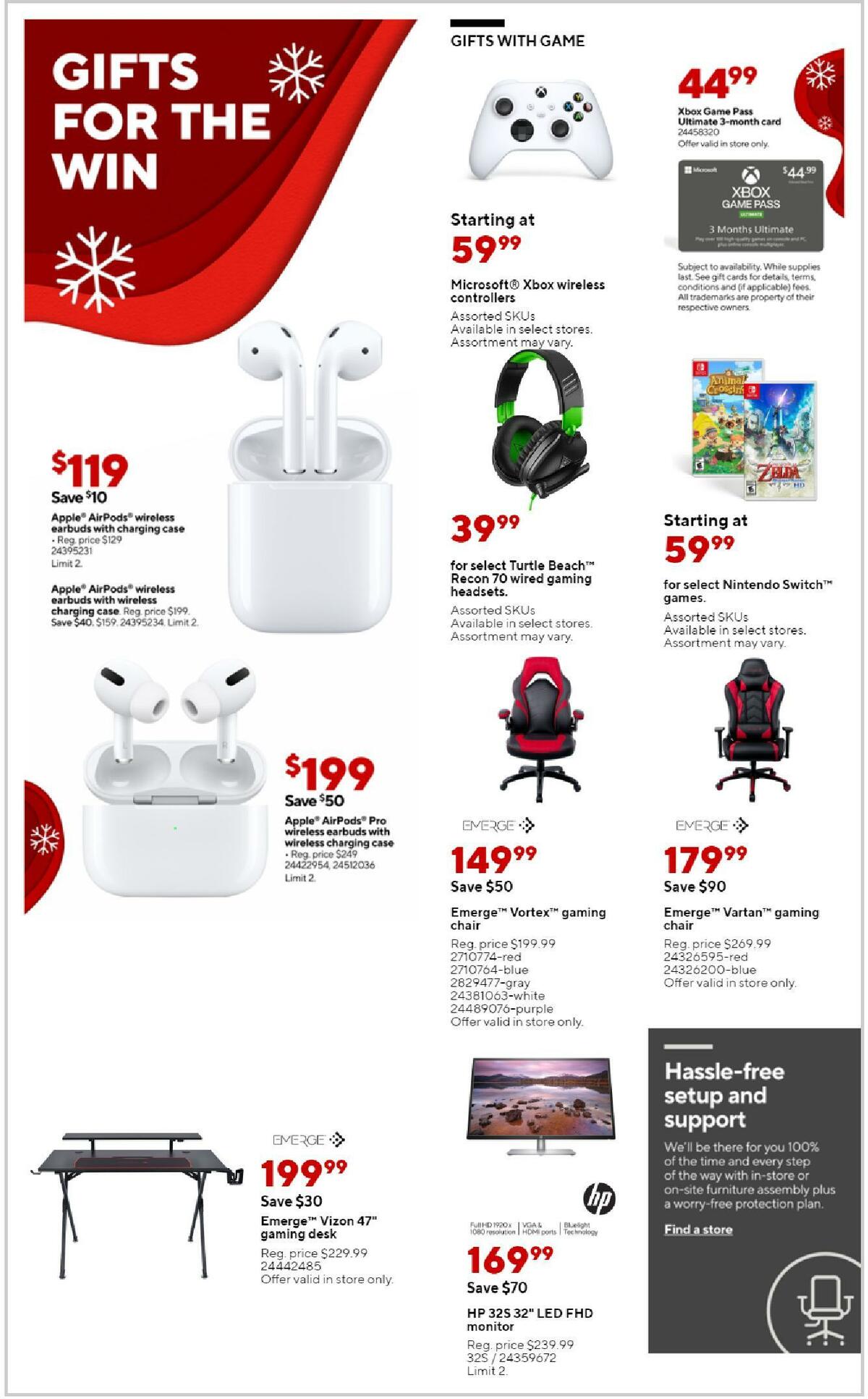 Staples Weekly Ad from December 5