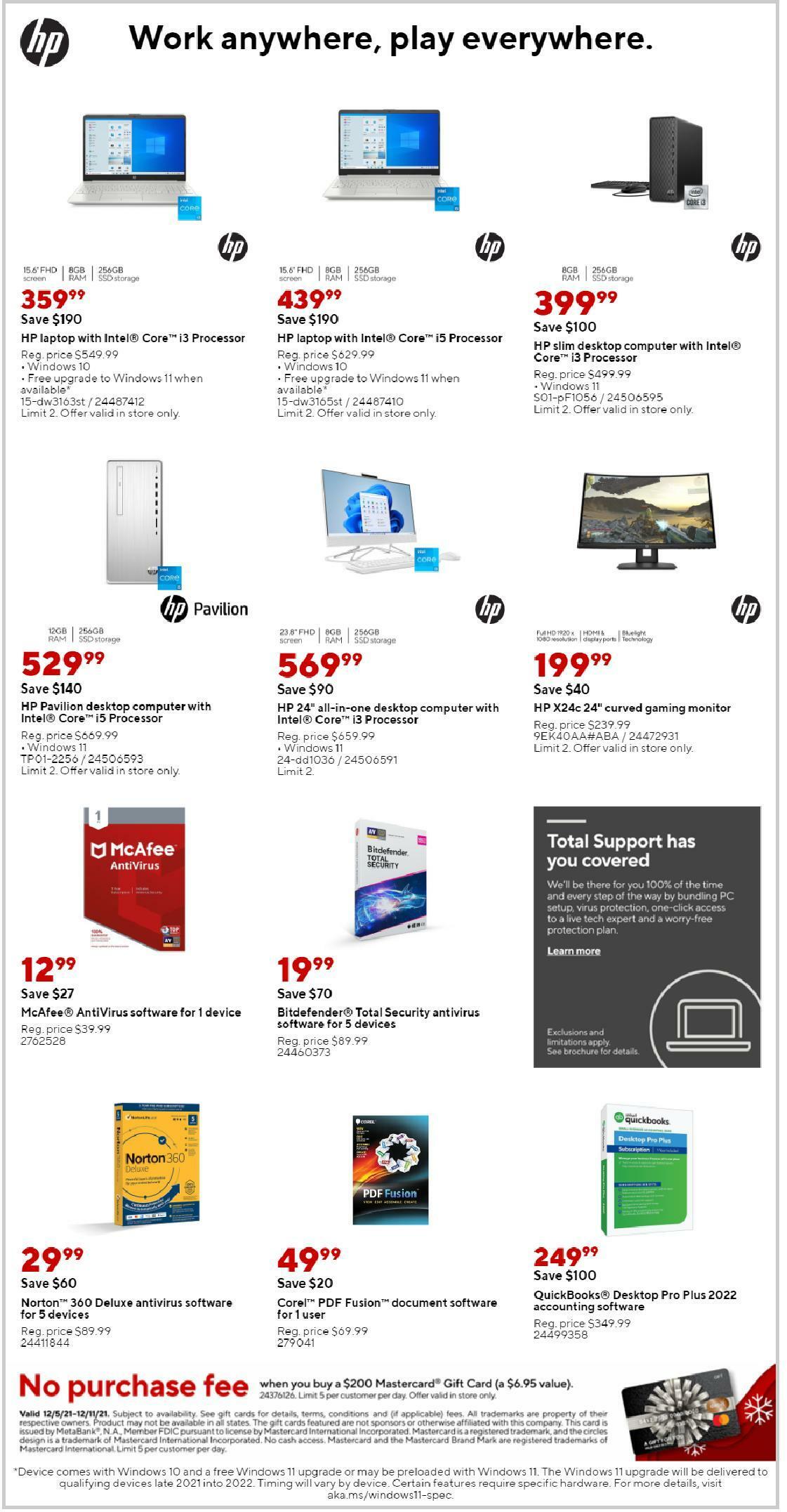 Staples Weekly Ad from December 5