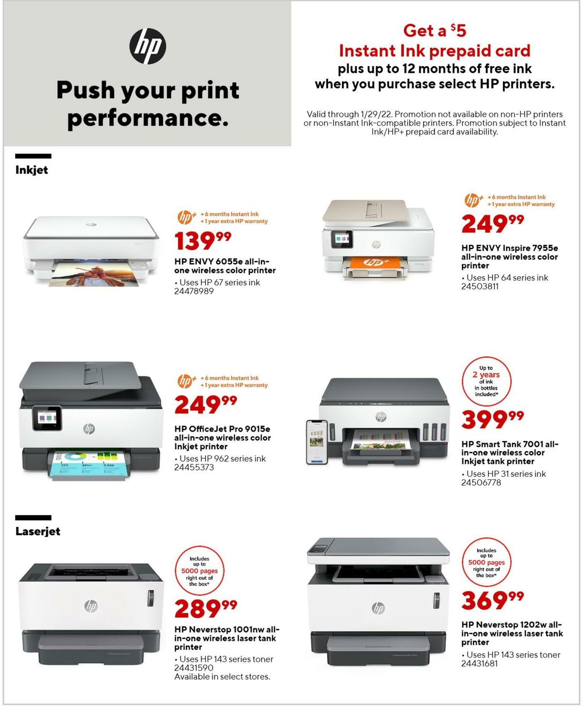 Staples Weekly Ad from January 9
