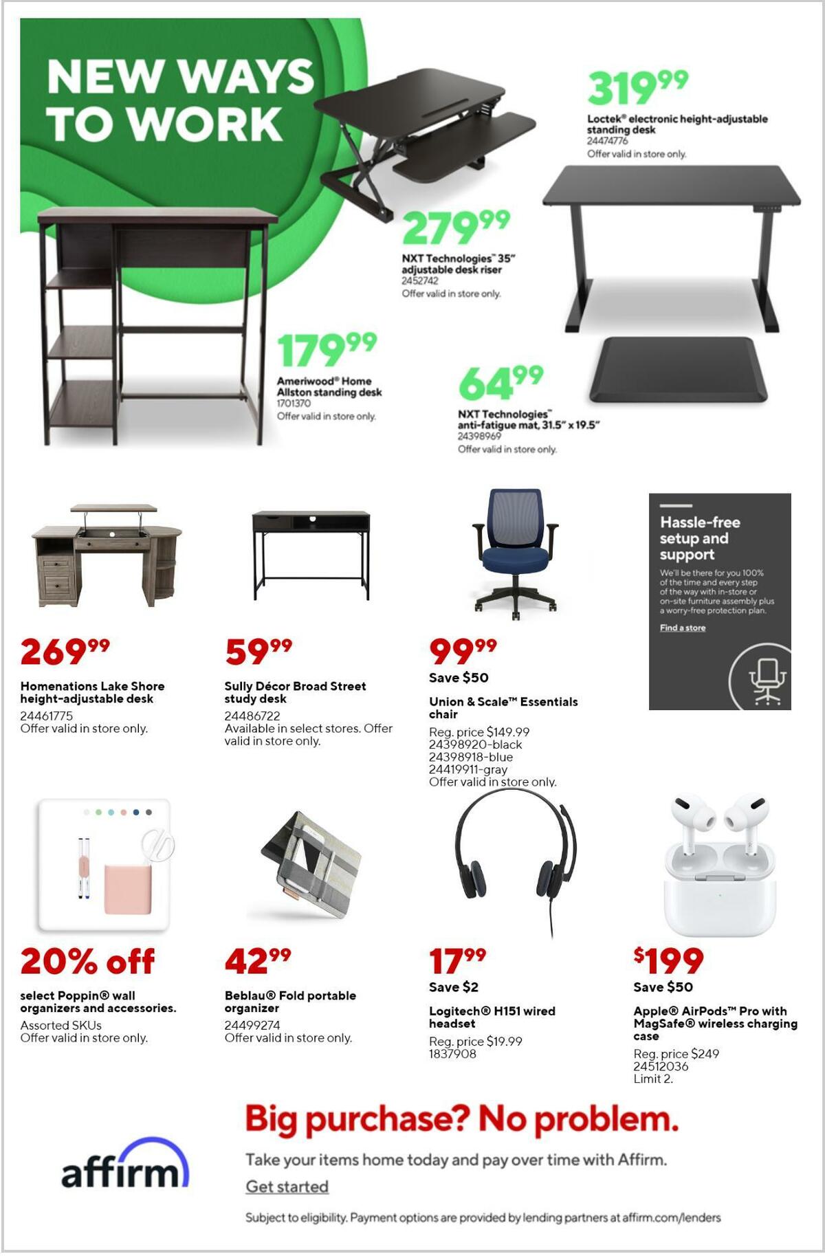 Staples Weekly Ad from January 16