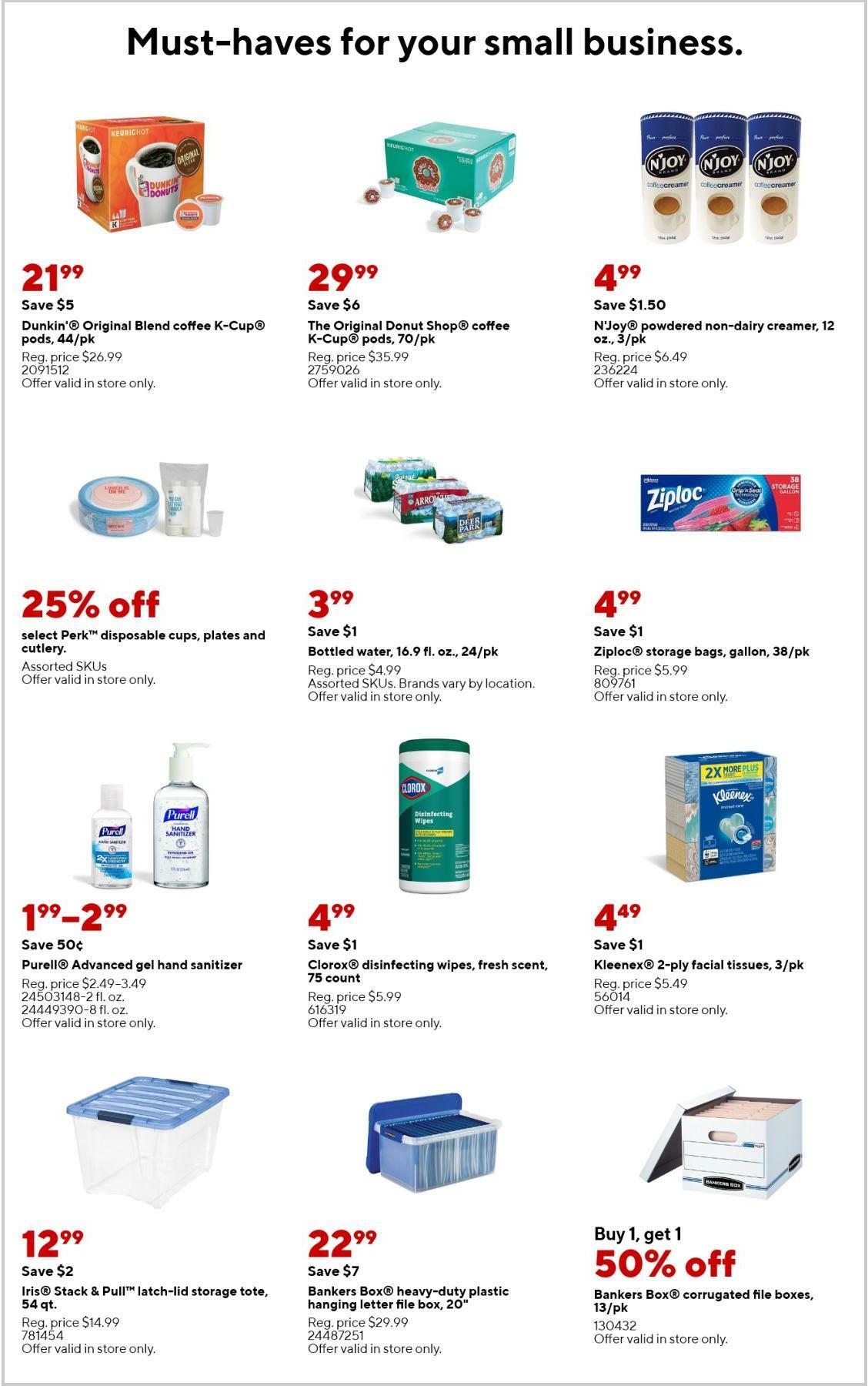 Staples Weekly Ad from January 23