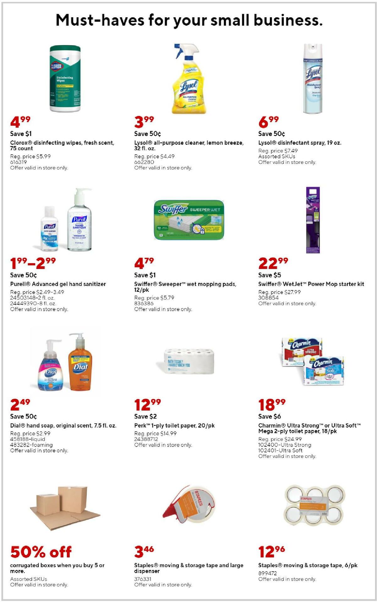 Staples Weekly Ad from May 15