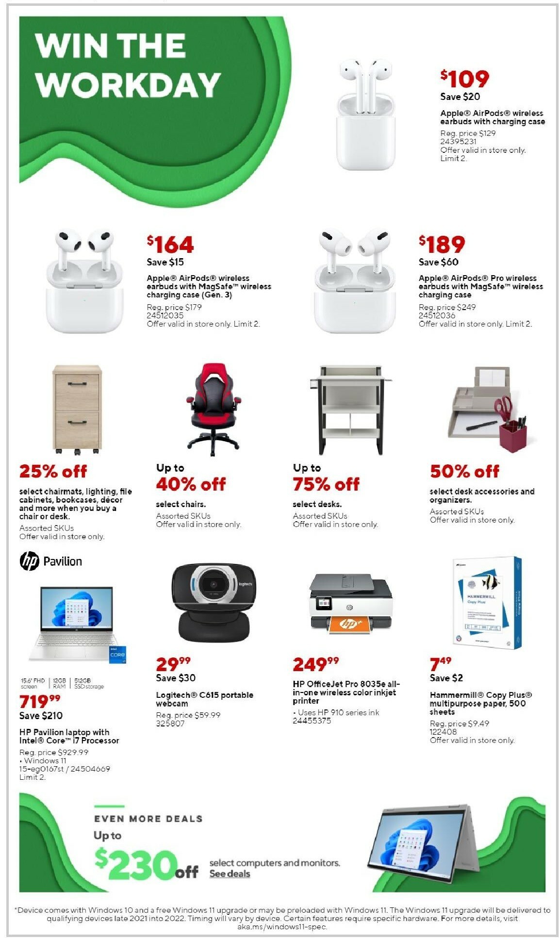 Staples Weekly Ad from May 29