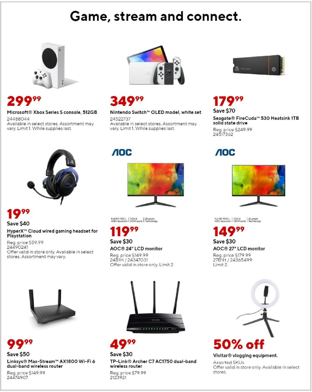 Staples Weekly Ad from May 29