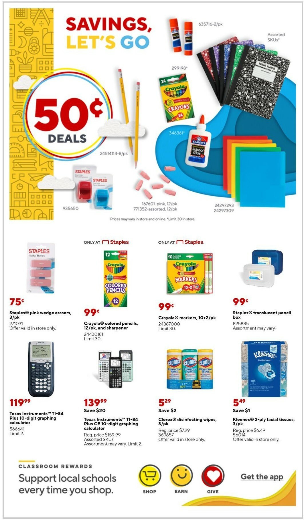 Staples Weekly Ad from August 21