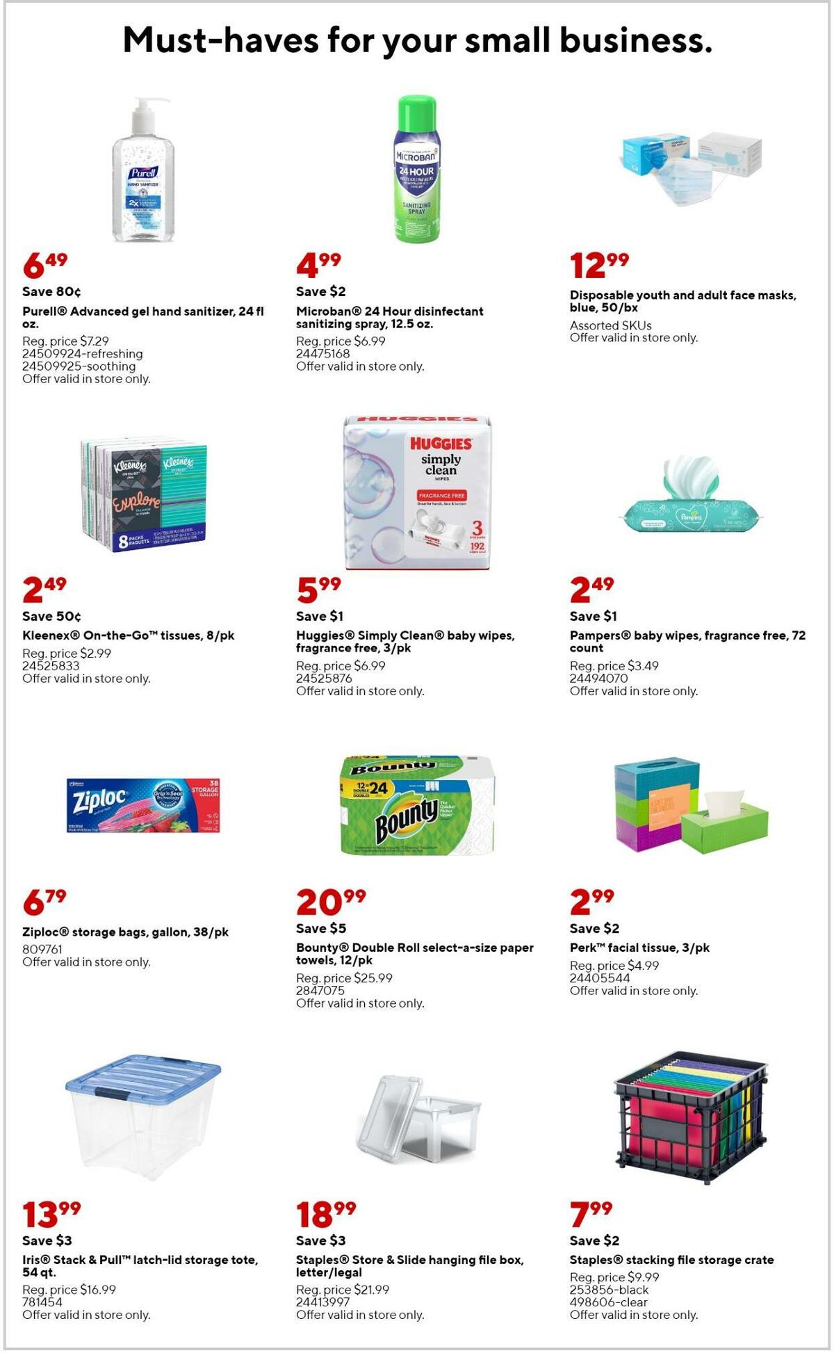 Staples Weekly Ad from August 21