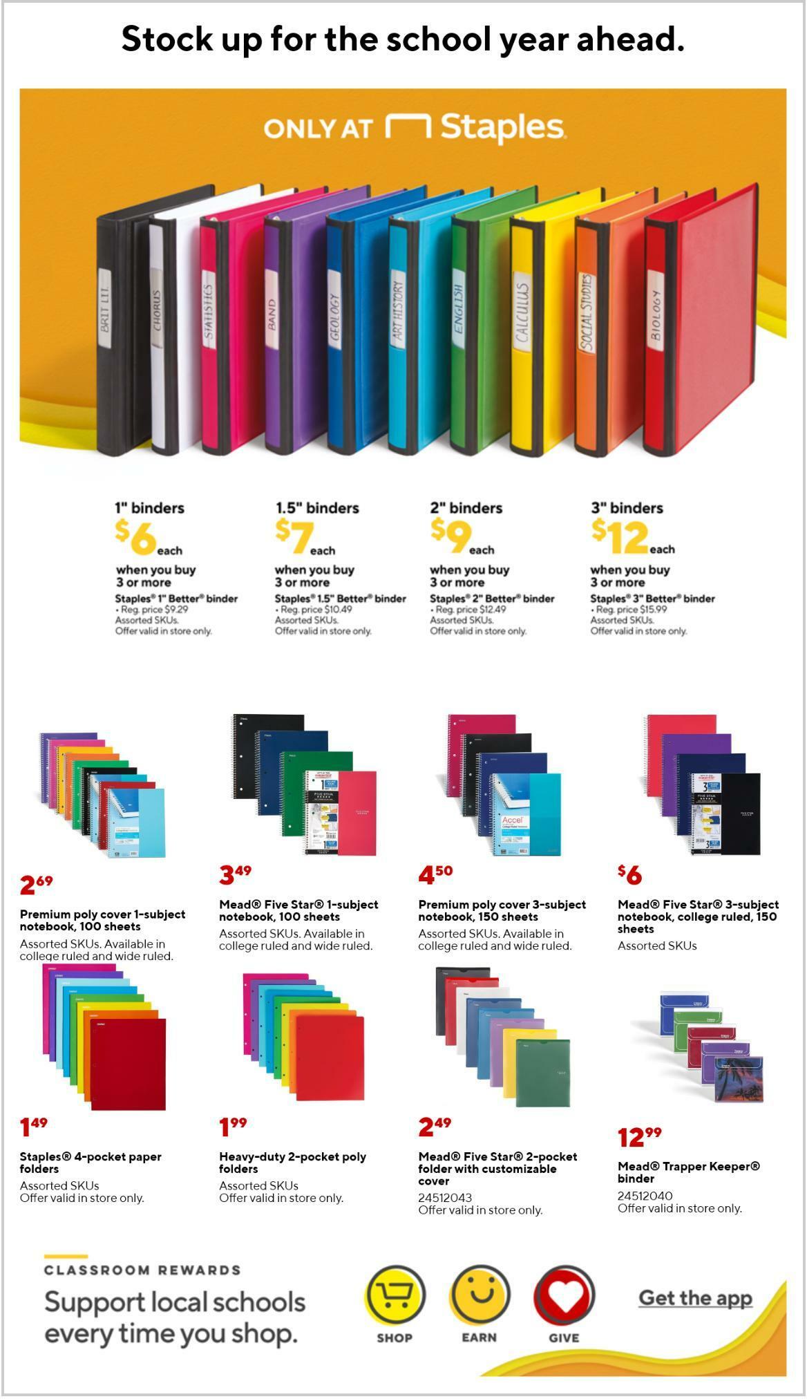 Staples Weekly Ad from August 21