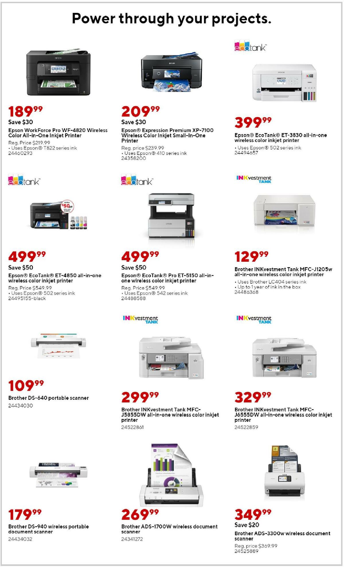 Staples Weekly Ad from August 28