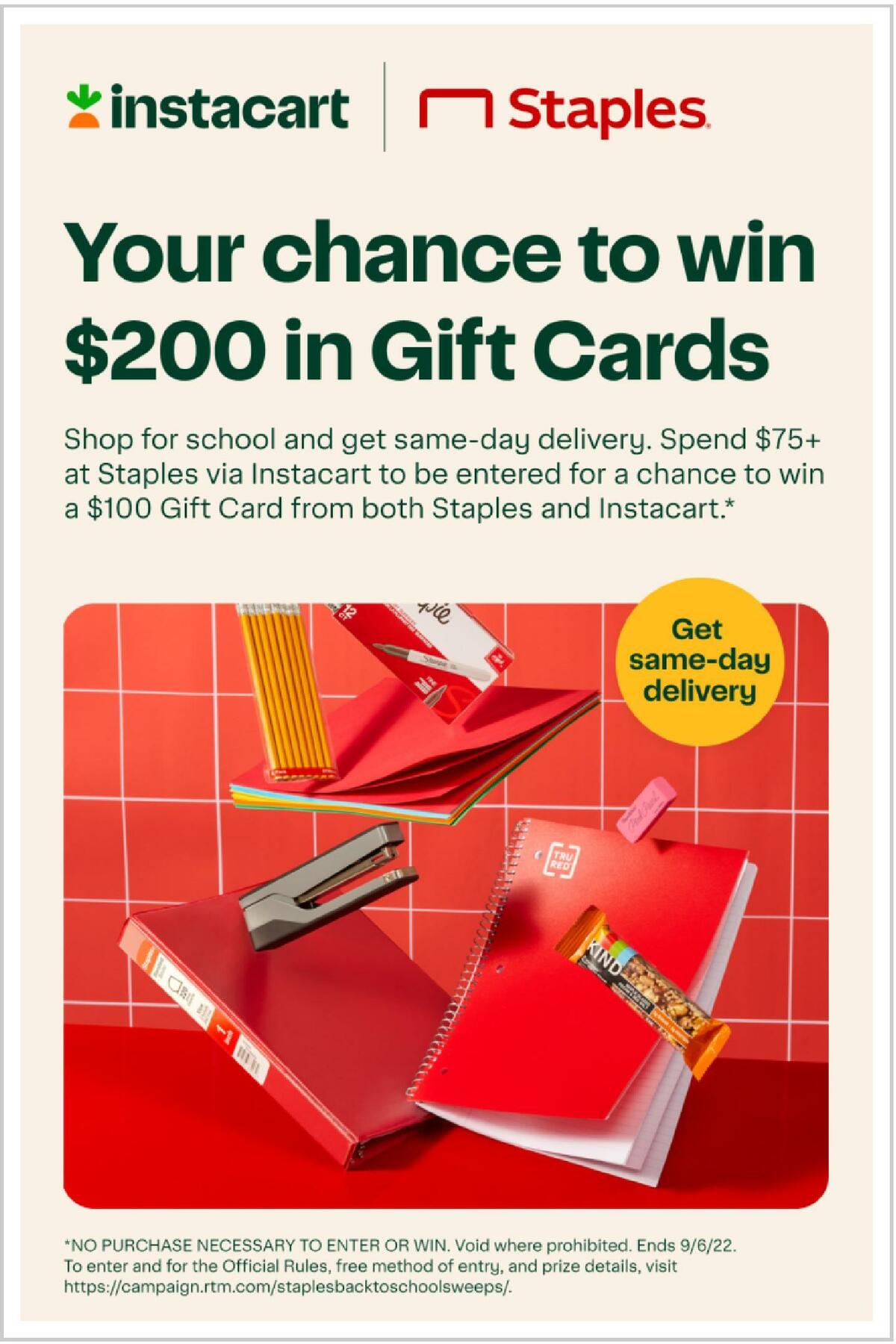 Staples Weekly Ad from August 28