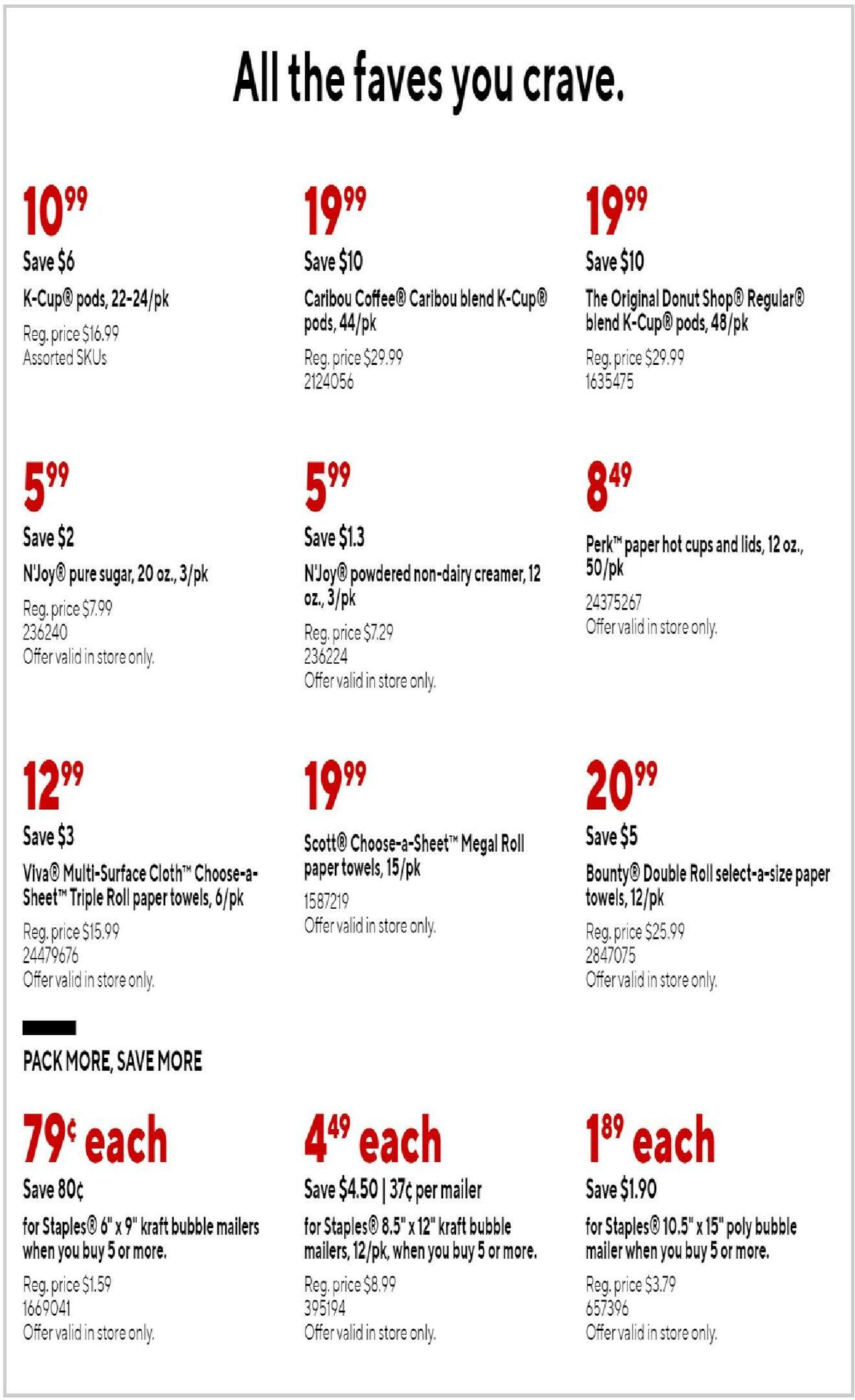 Staples Weekly Ad from September 18