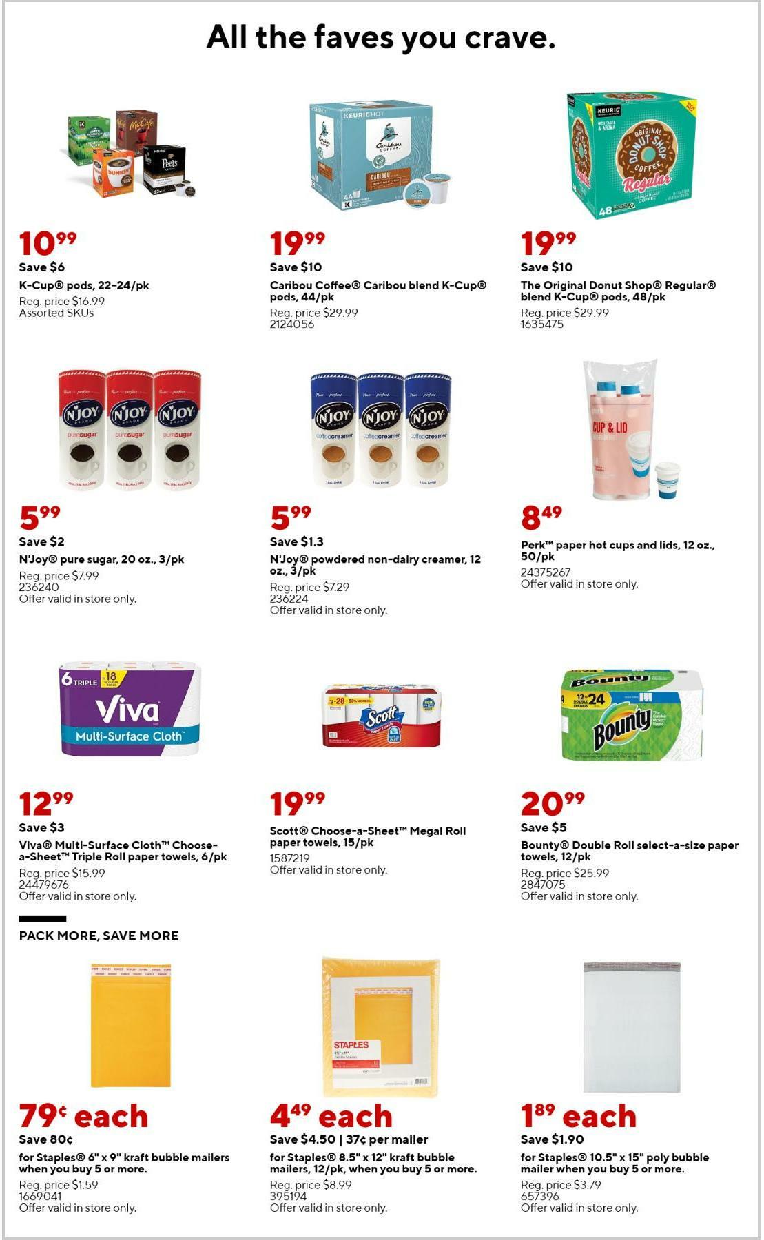 Staples Weekly Ad from September 25